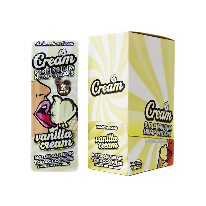 Cream Premium Hemp Wraps