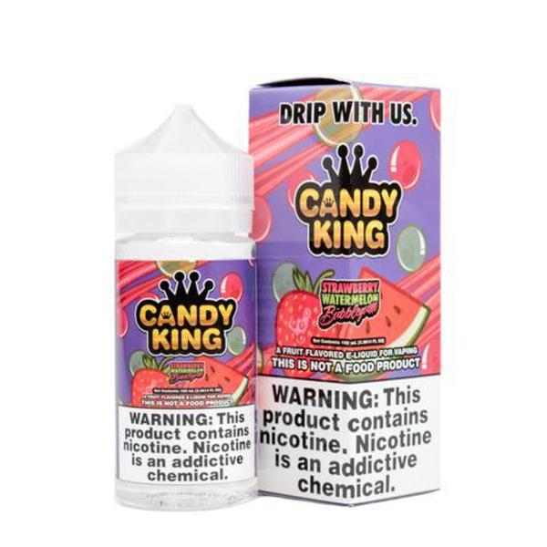 Candy King-E-Liquid-Strawberry Watermelon Bubblegum-00MG-The Vapor Supply
