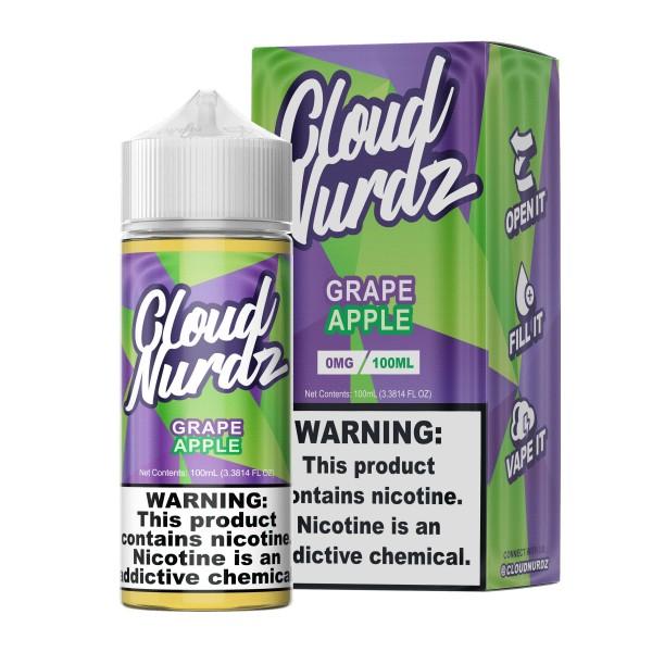 Cloud Nurdz-E-Liquid-Grape Apple-03MG-The Vapor Supply