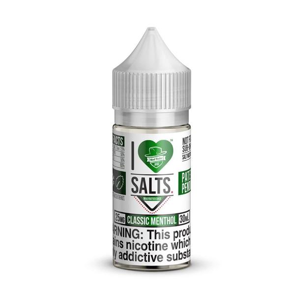 I Love Salts-E-Liquid-Classic Menthol-25MG-The Vapor Supply