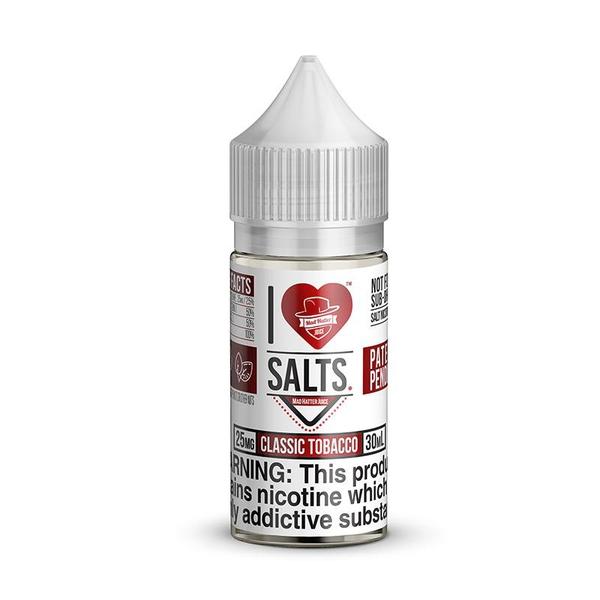 I Love Salts-E-Liquid-Classic Tobacco-25MG-The Vapor Supply
