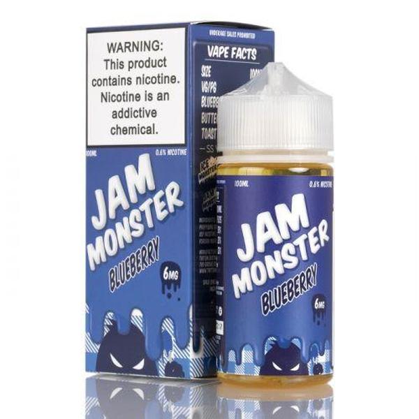Jam Monster-E-Liquid-Blueberry-03MG-The Vapor Supply