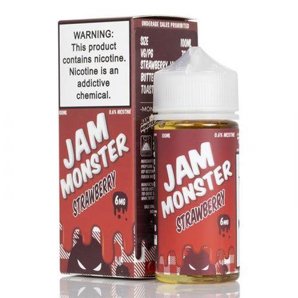 Jam Monster-E-Liquid-Strawberry-03MG-The Vapor Supply