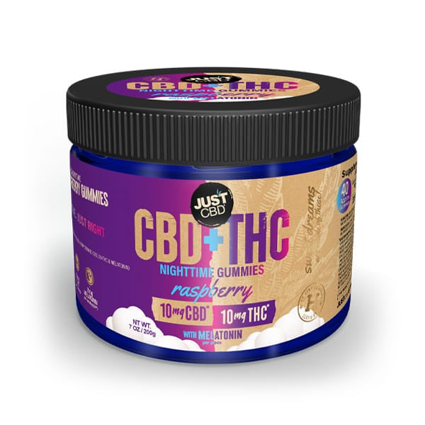 JUST CBD + THC Nighttime Gummies