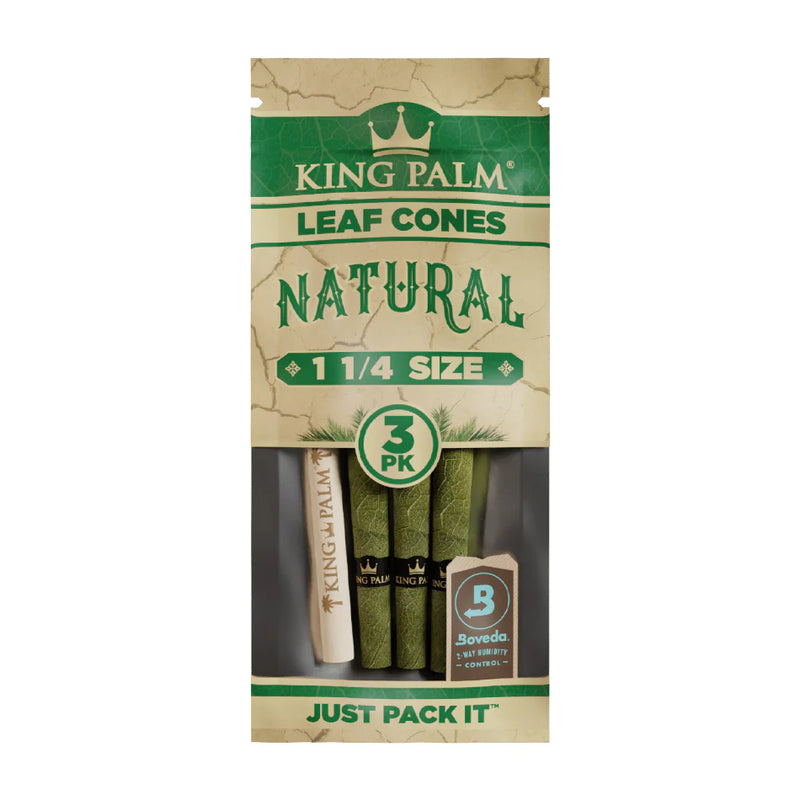 King Palm Leaf Cones 3pk