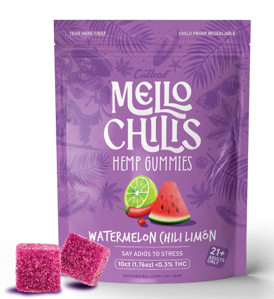 Cutleaf Mello Chilis Hemp Gummies