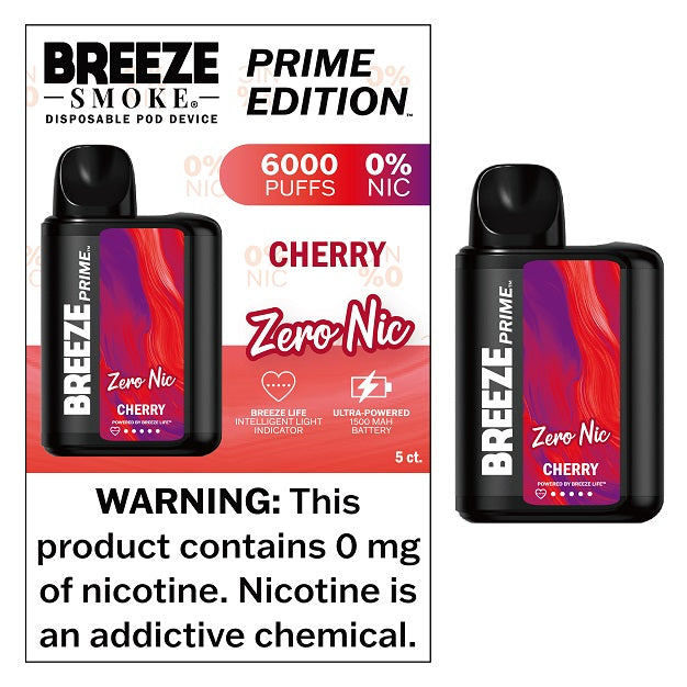 Breeze Smoke Prime ZERO Nic Disposable