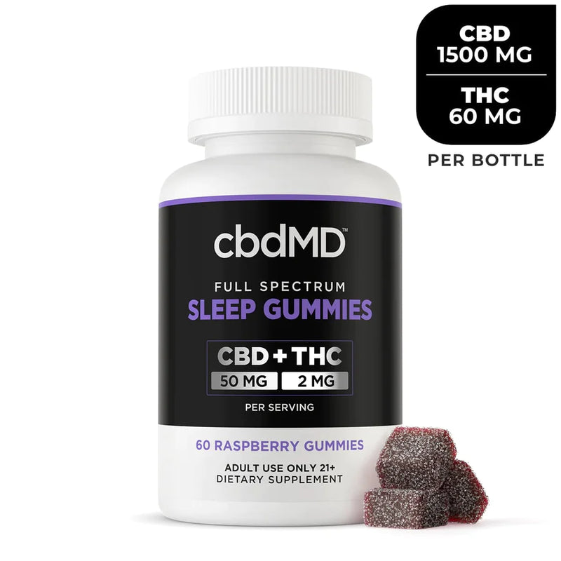 CBD MD Full Spectrum 1500mg Sleep Gummies