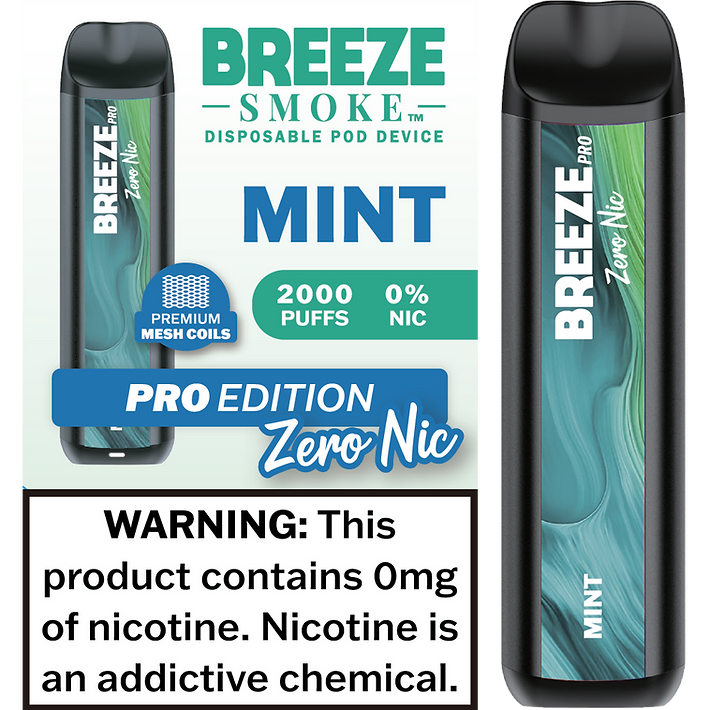 Breeze Smoke Pro ZERO NIC Disposables
