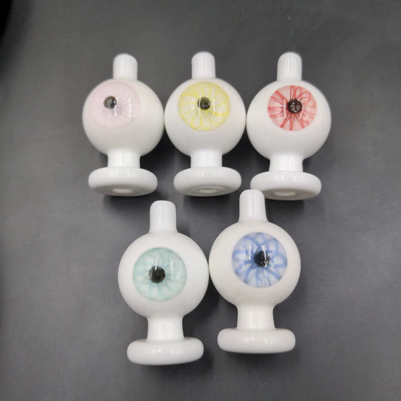 Eye Witness Glass Ball Carb Cap (Assorted Colors)