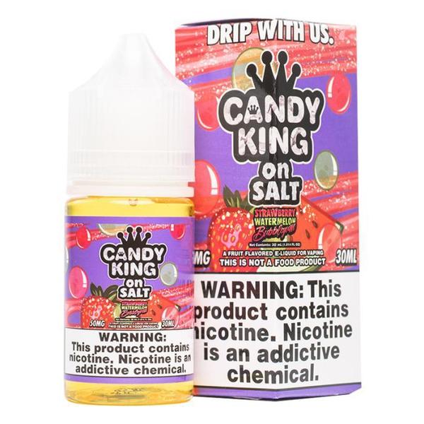 Candy King Salts-E-Liquid-Strawberry Watermelon Bubblegum-35MG-The Vapor Supply