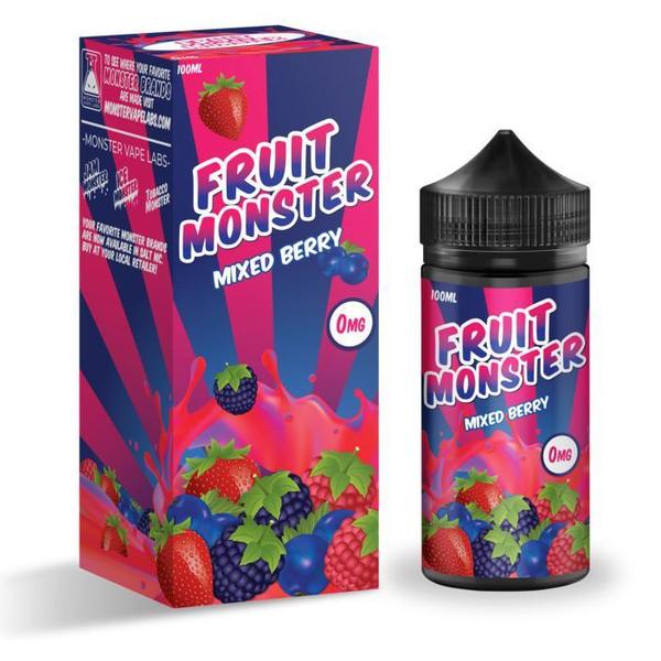 Fruit Monster-E-Liquid-Mixed Berry-00MG-The Vapor Supply