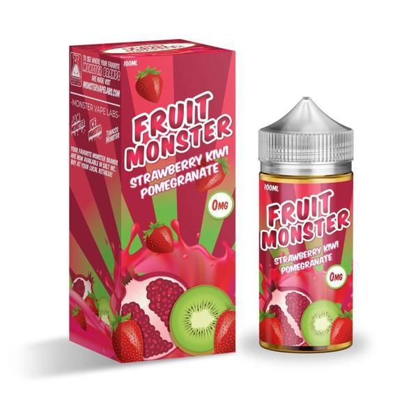 Fruit Monster-E-Liquid-Strawberry Kiwi Pomegranate-00MG-The Vapor Supply