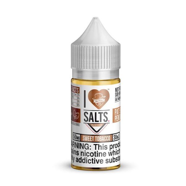 I Love Salts-E-Liquid-Sweet Tobacco-25MG-The Vapor Supply
