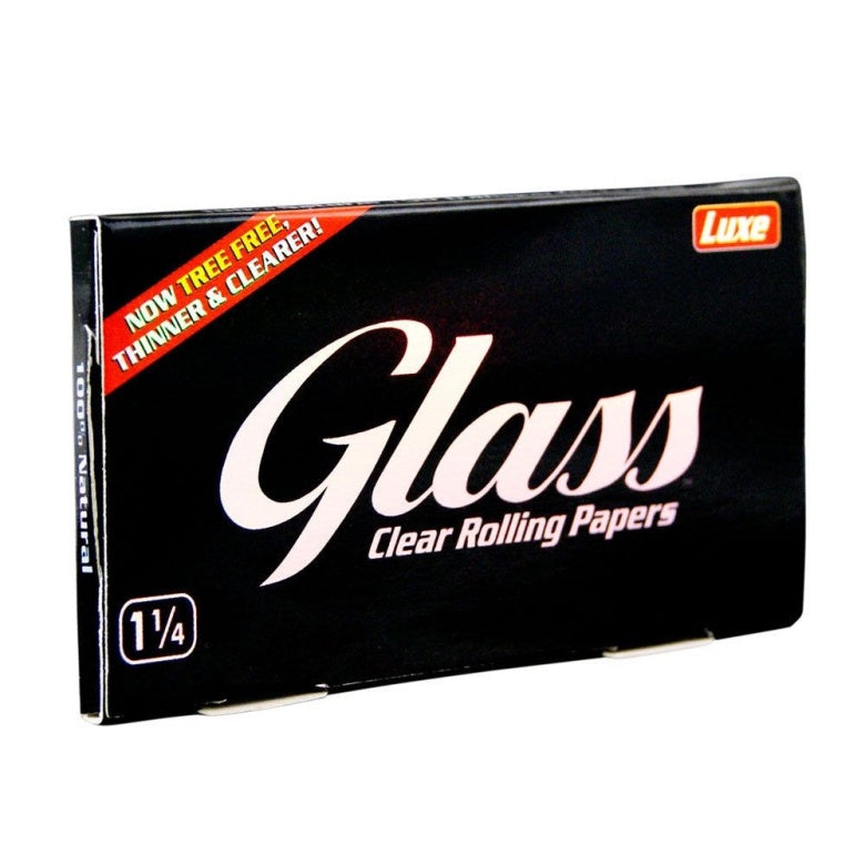 Luxe Glass 1 1/4 Clear Rolling Papers