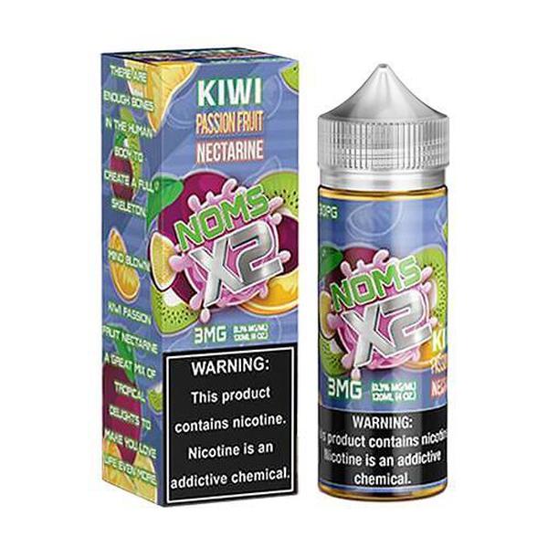 Noms X2-E-Liquid-Kiwi Passion Fruit Nectarine-00MG-The Vapor Supply